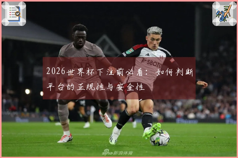 2026世界杯下注前必看：如何判断平台的正规性与安全性